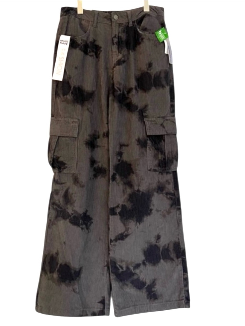 Tinseltown Boho Low Rise Cargo Skater Grunge TieDye street WideLeg Jr 5/27 NEW